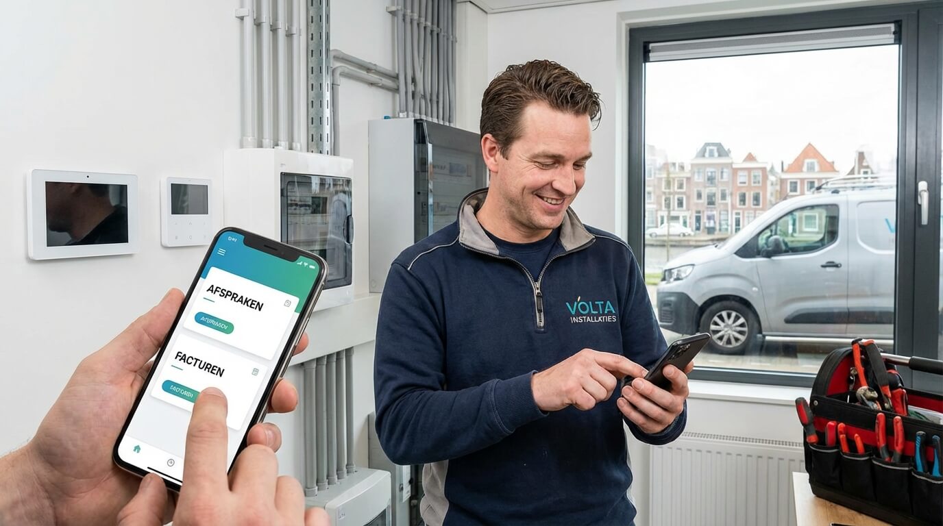 De Elite Elektricien App: Geef je klanten hun eigen "Klus App" (En bind B2B klanten)