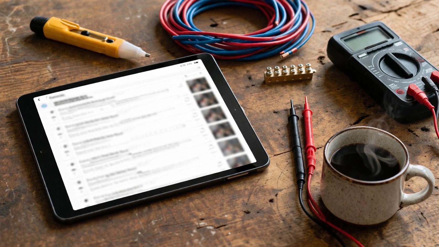Google Bedrijfsprofiel services-veld voor elektriciens