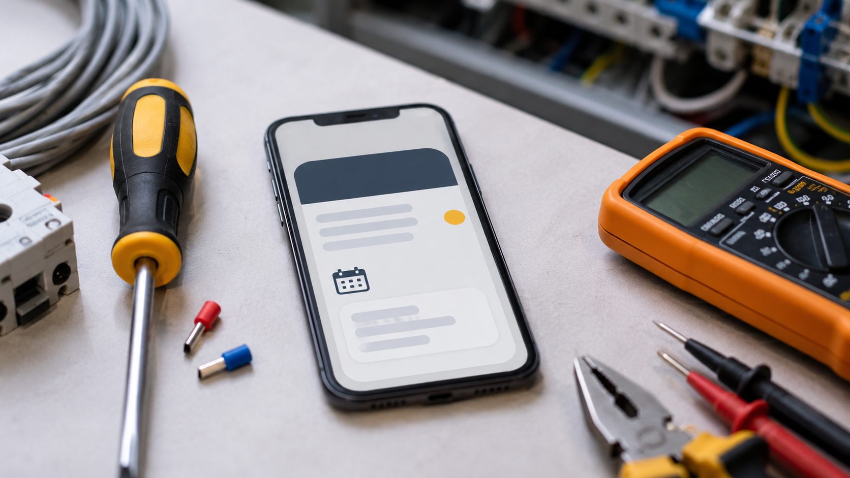 Call-summary van Voice AI telefonist op smartphone
